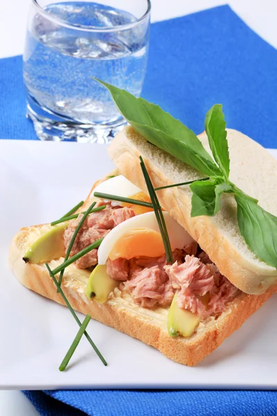 Tuna sandwich — Stock Photo, Image