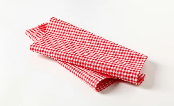 Asciugamano Rosso Bianco — Foto Stock