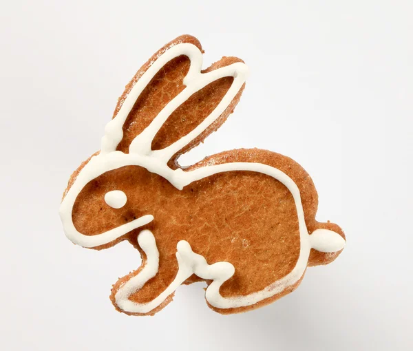 ウサギの形のジンジャーブレッドのクッキー — ストック写真