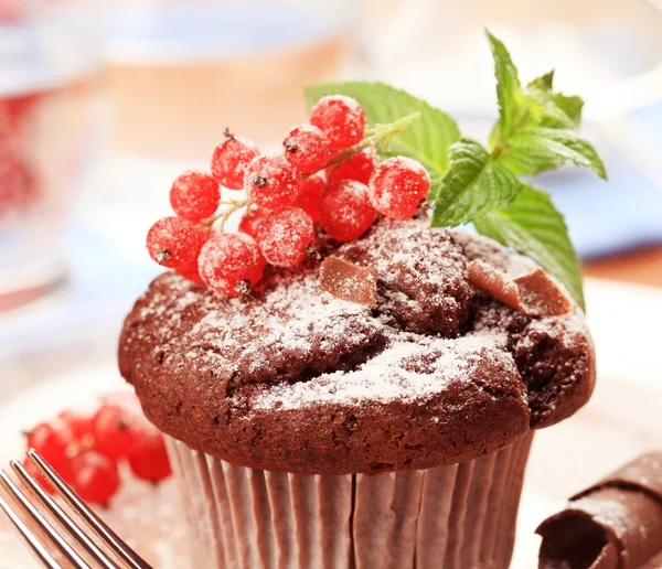 Chocolate muffin Stock Picture