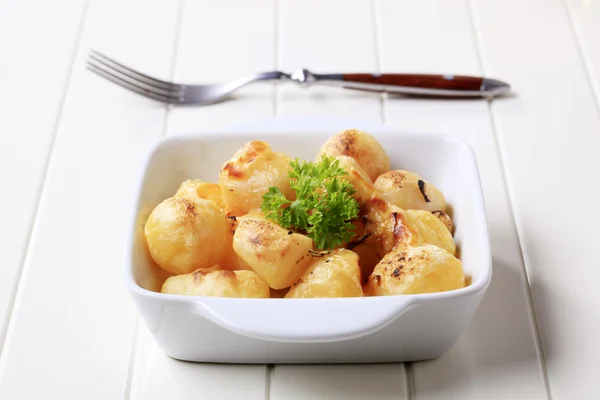 Sýr potažený brambory — Stock fotografie