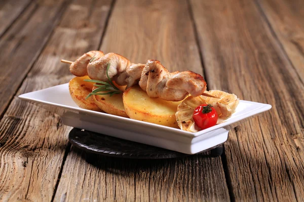 치킨 케밥 — 스톡 사진