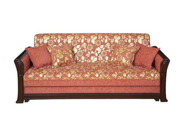Wooden sofa — Stock Photo, Image