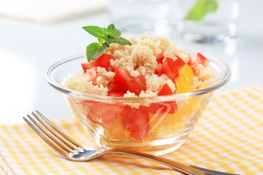 Couscous salad clipart