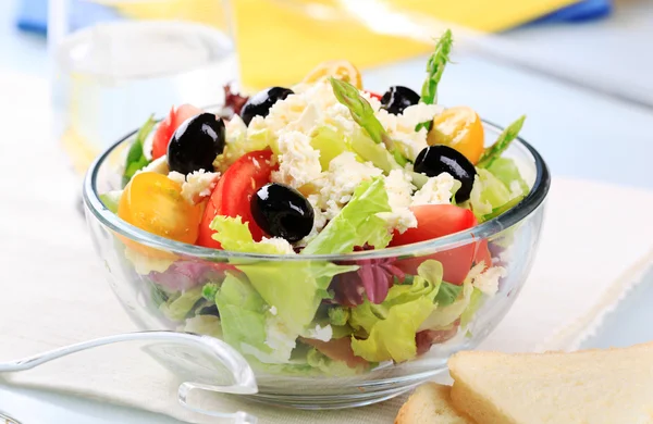 Griechischer Salat — Stockfoto