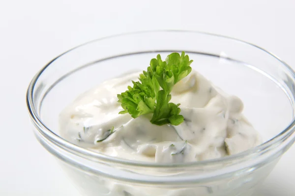 Salad dressing — Stock Photo, Image