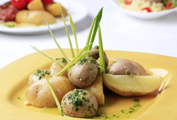 Картоплею і грибами — стокове фото