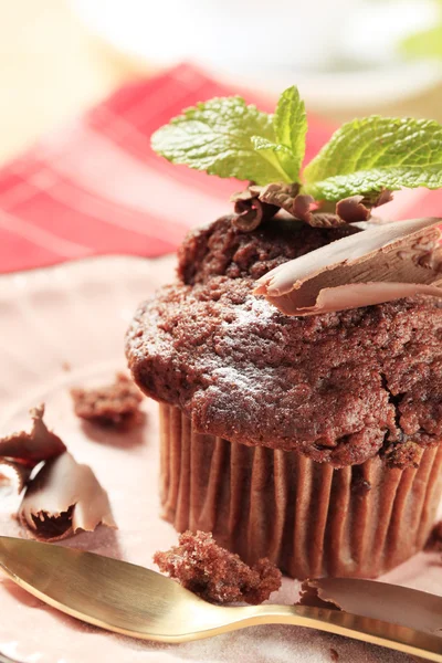 Schokoladenmuffin — Stockfoto