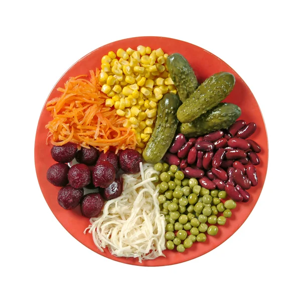 stock image Vegetable plate