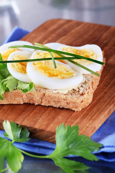 Sendvič s vejcem — Stock fotografie