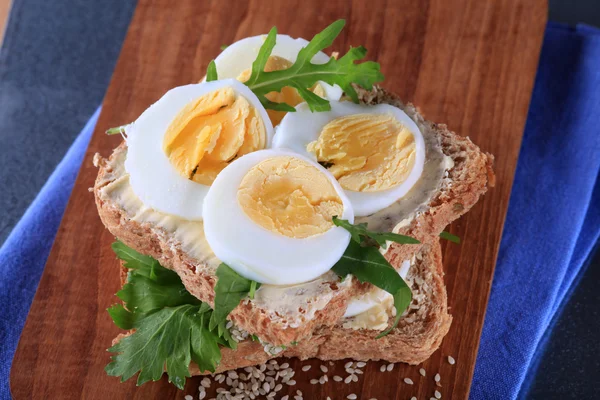 Σάντουιτς αυγό — Φωτογραφία Αρχείου