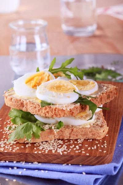 Sendvič s vejcem — Stock fotografie