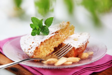 Almond cake clipart