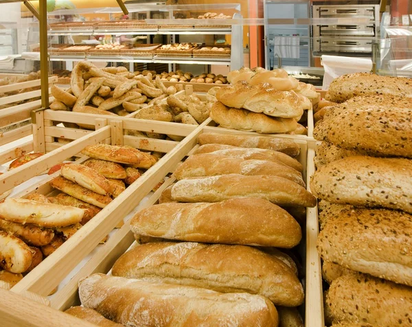 Mängd bröd — Stockfoto