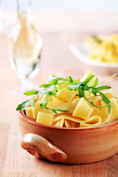 Breed lint pasta — Stockfoto