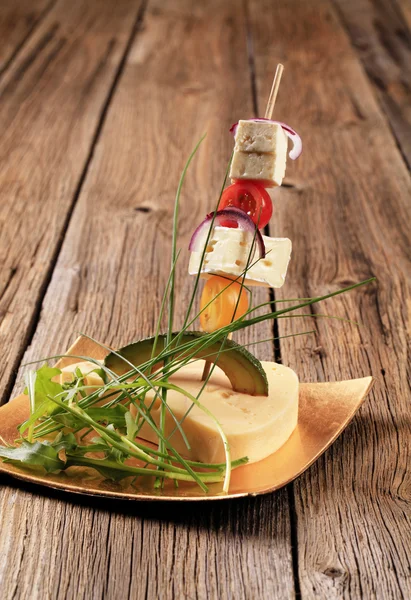 Cheese hors d'oeuvre — Stock Photo, Image
