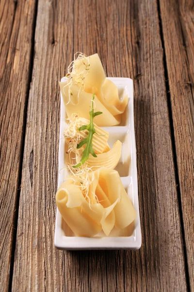Schweizisk ost och smör — Stockfoto