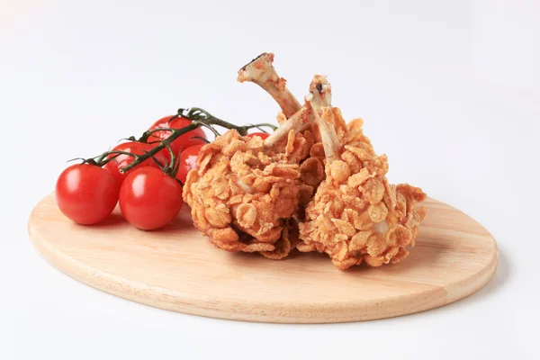Podudzia z kurczaka smażone — Zdjęcie stockowe