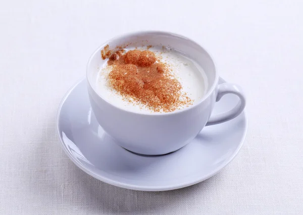Buharda pişmiş süt ve kahve — Stok fotoğraf