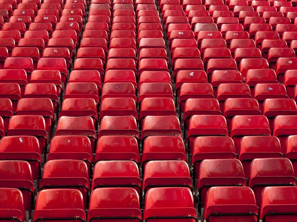 stock image Rows of red seats