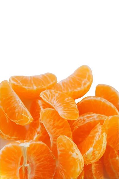 The Juicy segments of the tangerine. — ストック写真