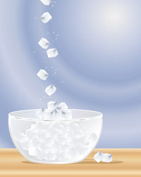Сахарная чаша — стоковый вектор