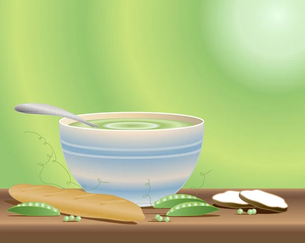 Zupa grochowa — Wektor stockowy