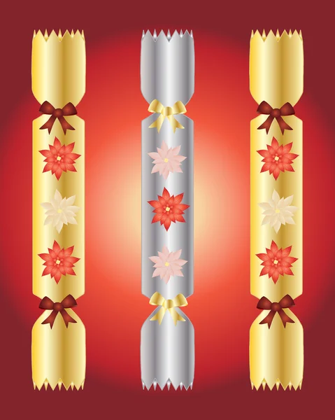 Crackers de Noël — Image vectorielle