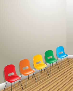 Waiting room chairs clipart