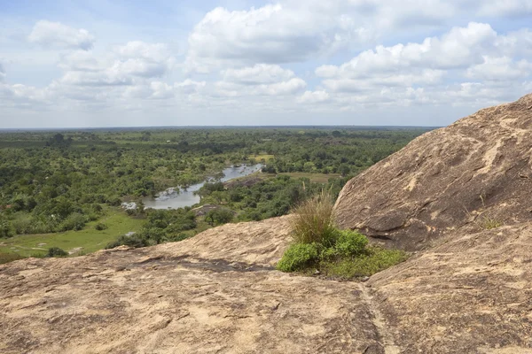 Ariel Blick Über Die Landschaft Von Anamaduwa Sri Lanka Von — Stockfoto