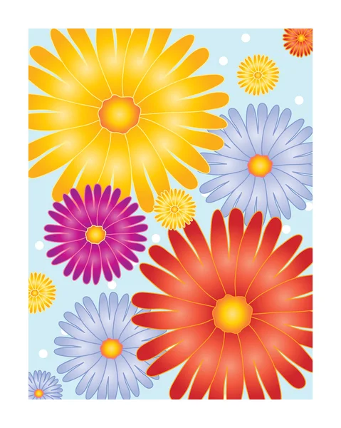 Diseño de flor brillante — Archivo Imágenes Vectoriales