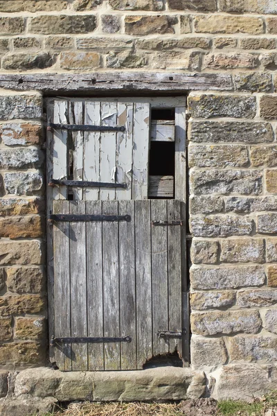 Old barn door — Stock Photo, Image