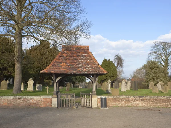Rural churchyard — Stock Photo, Image