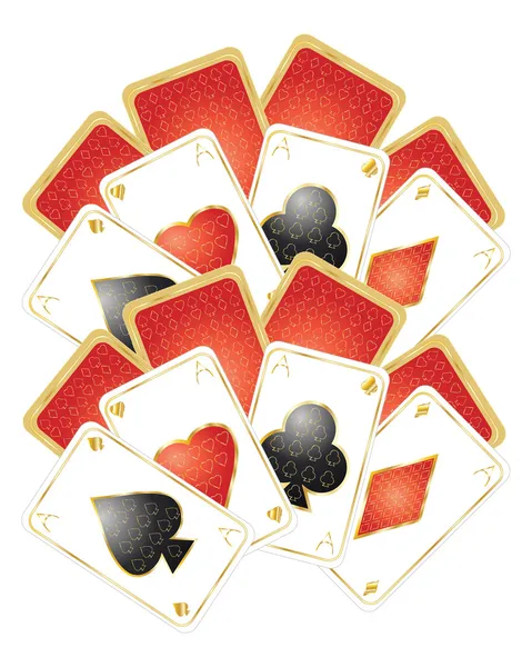Design hrací karty — Stockový vektor