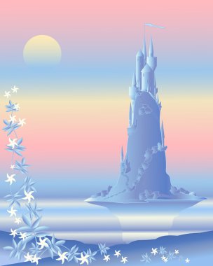 Fairytale castle clipart