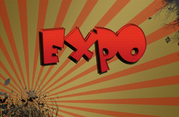Expo, ilustrace — Stock fotografie