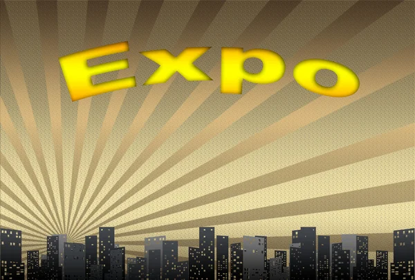 Expo, illustrazione — Foto Stock