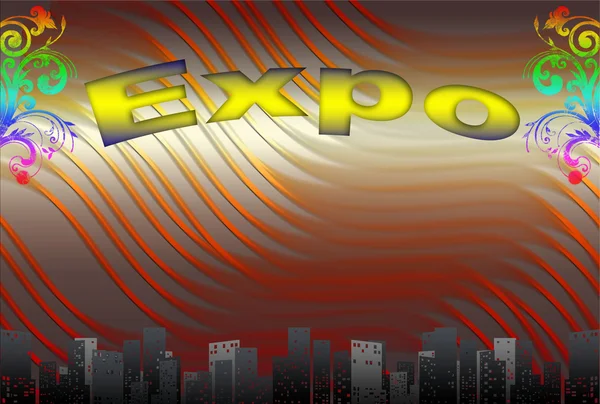 Expo, illusztráció — Stock Fotó