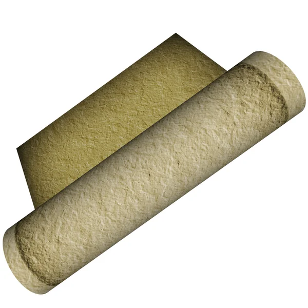 Texturaal oud papier roll — Stockfoto
