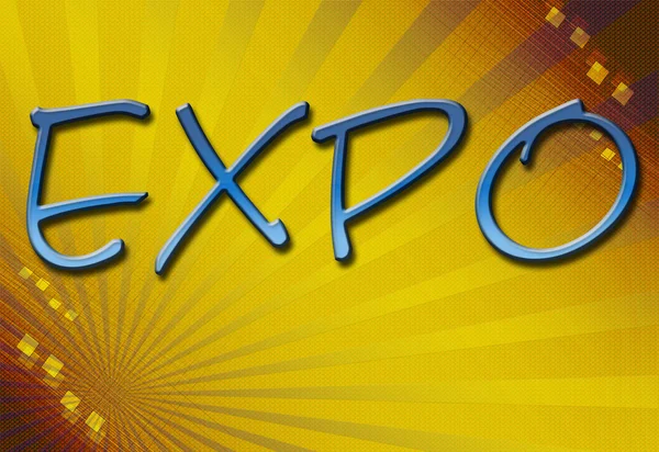 Expo w ramce — Zdjęcie stockowe