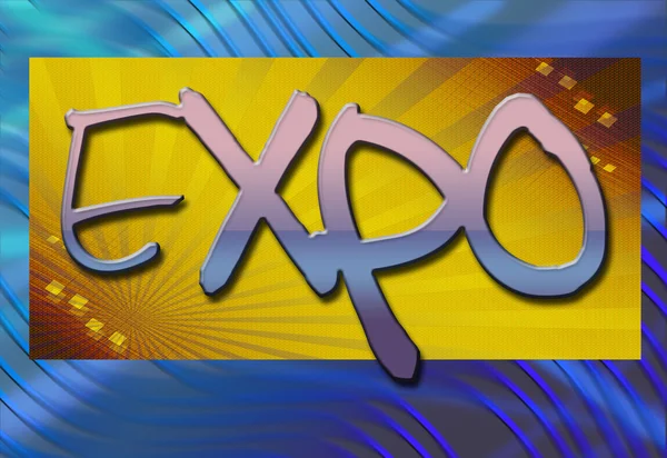 Expo w ramce — Zdjęcie stockowe