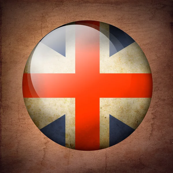 Flaga gwiazda brytyjskiej — Zdjęcie stockowe