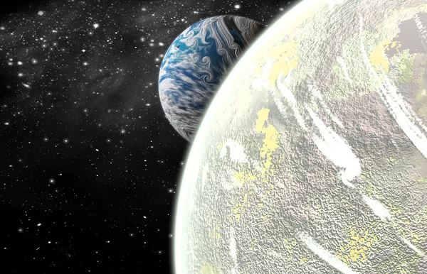 Planety w przestrzeni — Zdjęcie stockowe