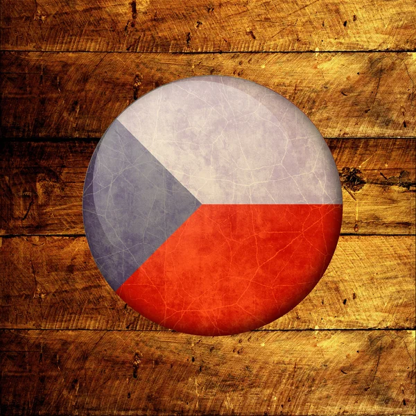 Tschechische Republik, Fahne — Stockfoto