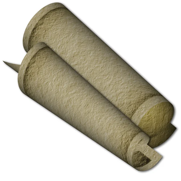 Texturaal oud papier roll — Stockfoto