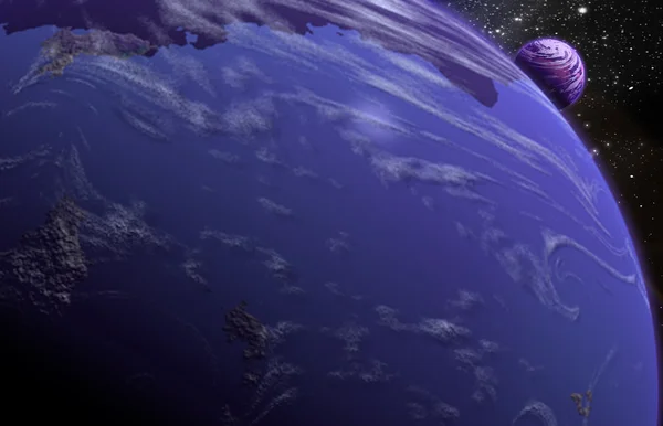 Planeta no espaço — Fotografia de Stock