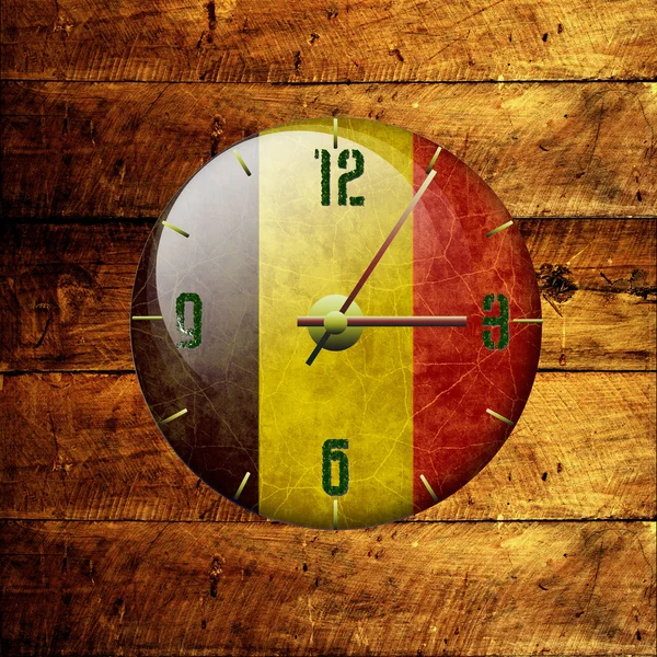 화살표-벨기에와 빈티지 시계 — 스톡 사진