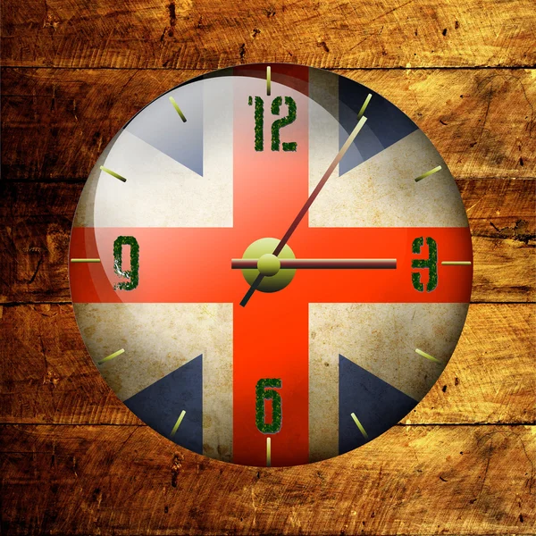 Horloge vintage avec flèches- Britannique — Photo