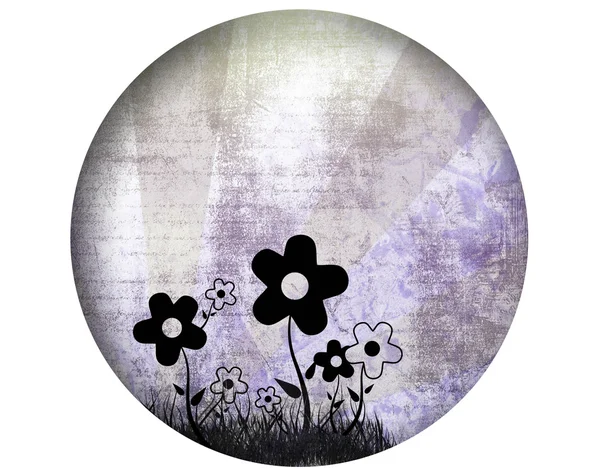 明るい花ボタン — ストック写真