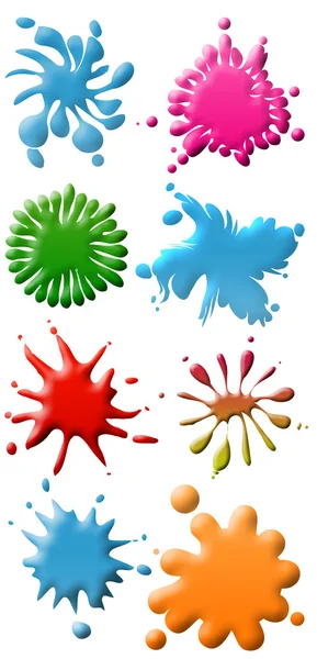 Set di macchie colorate per le vendite Immagine Stock